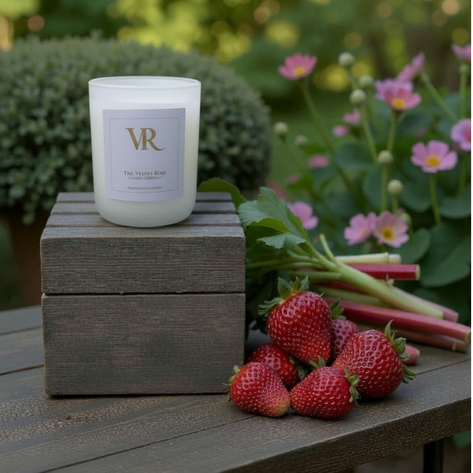 RHUBARB & STRAWBERRY — Fresh, Bright, Bursting with Spring